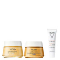 Box  of  Vichy  Mature  Skin  Protocol  Gift  Set  by  Vichy,  a  skincare  set  indicated  for  post-menopause  skin  firmness  and  density.