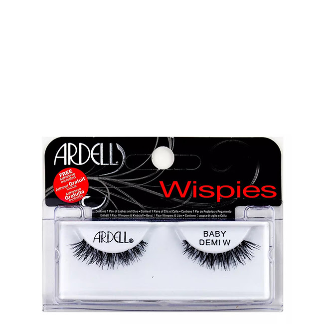 ArdellBabyDemiWispiesFalseLasheswithAdhesive1pair アーデル ベイビー デミ ウィスピーズ つけまつげ 接着剤付き 1 ペア - 画像 (1)