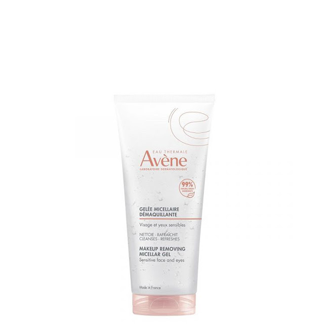 AvèneMakeupRemovingMicellarGel200ml Bottle of Avène Makeup Removing Micellar Gel by Avène, a micellar gel indicated for removing makeup and impurities.