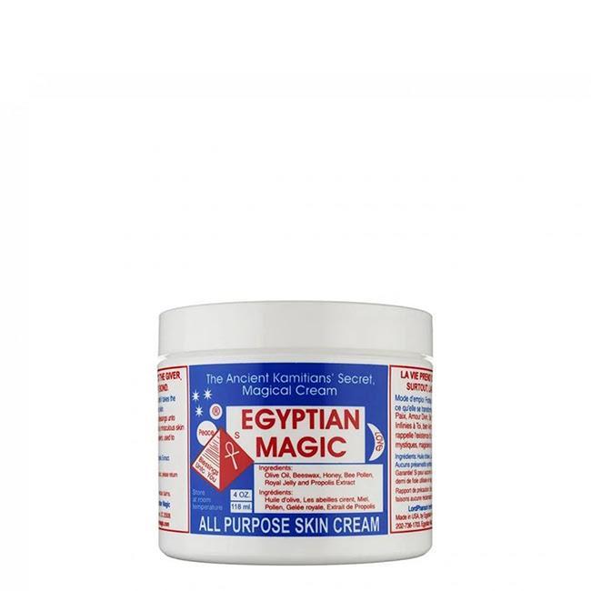 EgyptianMagicAllPurposeSkinCream118ml Jar of Egyptian Magic All Purpose Skin Cream by Egyptian Magic, a multi-purpose cream indicated for hydrating dry and irritated skin.