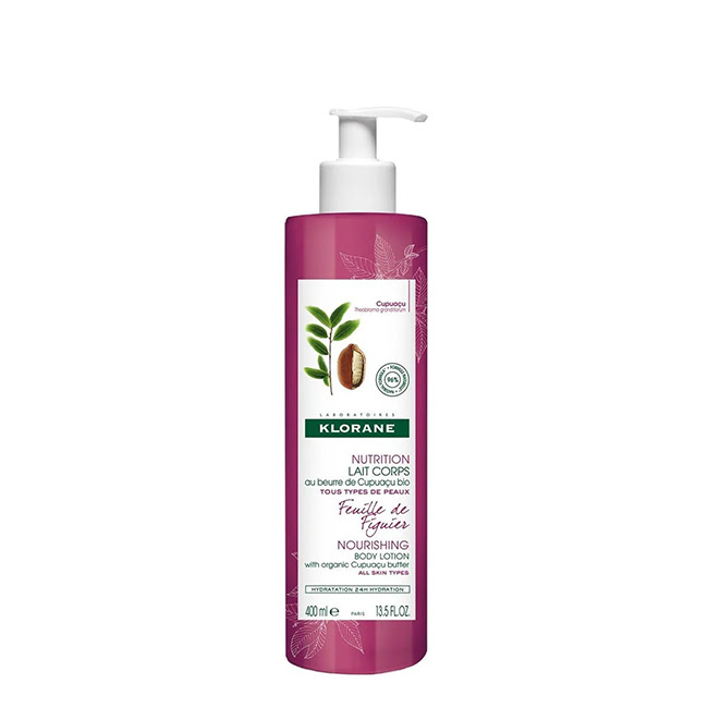 KloraneFigLeafNourishingBodyLotion400ml Klorane Hoja de Higuera Leche Corporal Nutritivo 400ml - Image 1