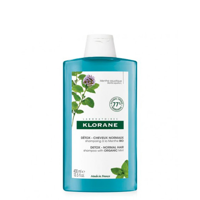 KloraneMintDetoxShampoo400ml Klorane Menta Bio Shampoo Purificante 400ml - Image 1