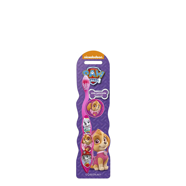 PawPatrolToothbrushGirlsPinkColorx1 ポー・パトロール歯ブラシ ガールズ ピンクカラー x1 - 画像 (1)
