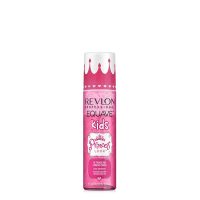 Bottle  of  Revlon  Equave  Kids  Princess  Detangling  Conditioner  by  Revlon,  a  conditioner  indicated  for  moisturizing  and  easing  combing.