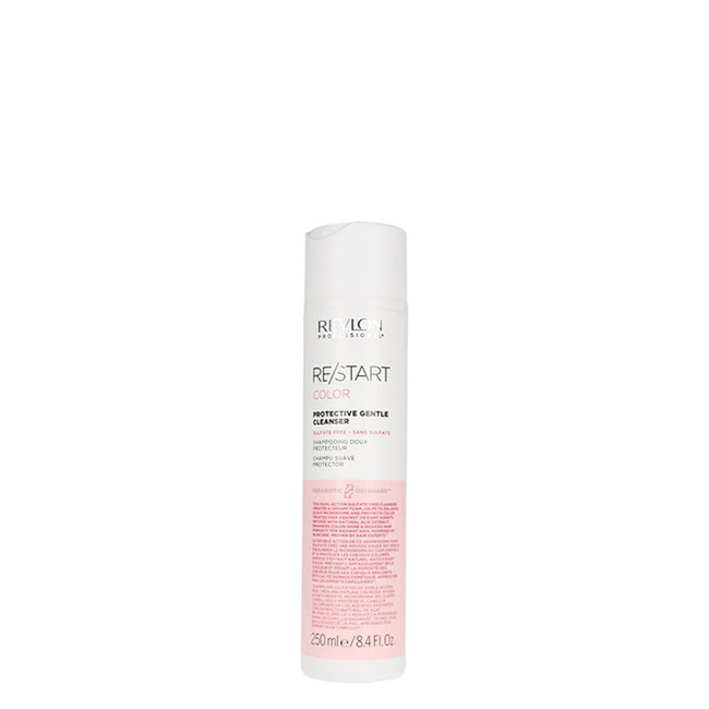 RevlonRe-StartColorProtectiveGentleCleanser250ml Bottle of Revlon Re-Start Color Protective Gentle Cleanser by Revlon, a shampoo indicated for protecting colored hair.