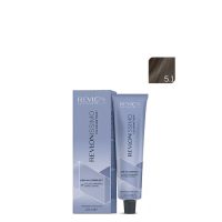 Product  container  of  Revlonissimo  Colorsmetique  Color  5,1  Light  Ash  Brown  by  Revlon,  a  creamy  hair  color  for  long  lasting  color  and  shine.