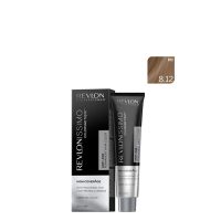 Product  container  of  Revlonissimo  Colorsmetique  High  Coverage  by  Revlon,  a  creamy  hair  color  indicated  for  white  hair  coverage.