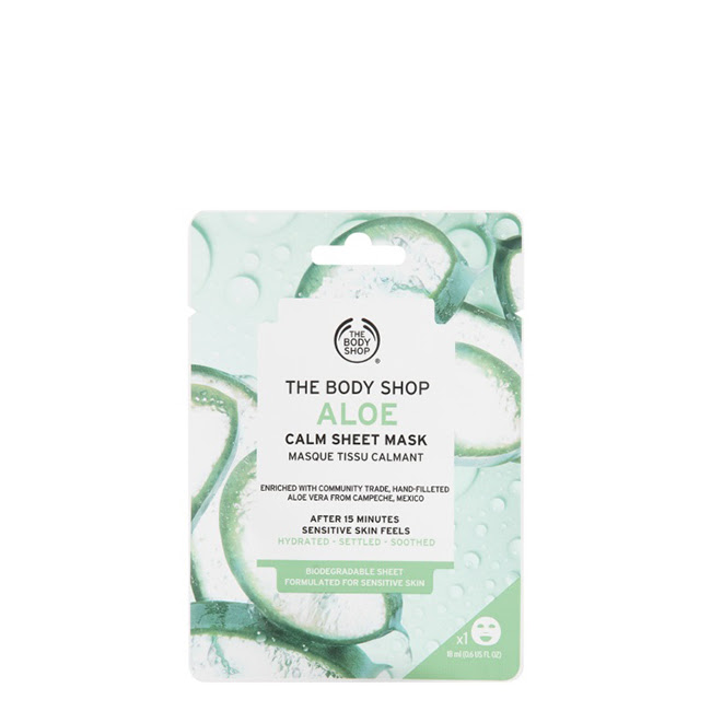 TheBodyShopAloeCalmSheetMask18ml The Body Shop Aloe Calm Sheet Mask 18ml
