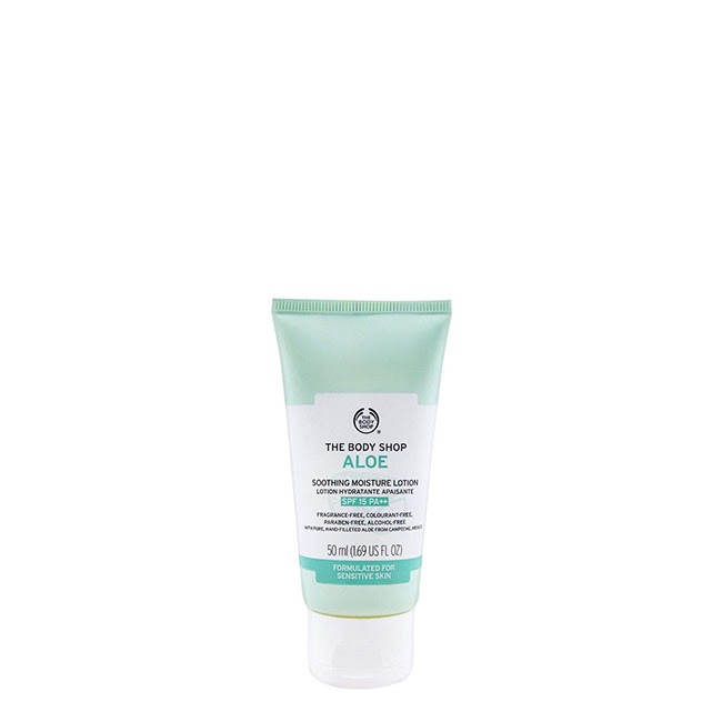 TheBodyShopAloeMoistureLotionSPF1550ml The Body Shop Aloe Moisture Lotion SPF15 50ml