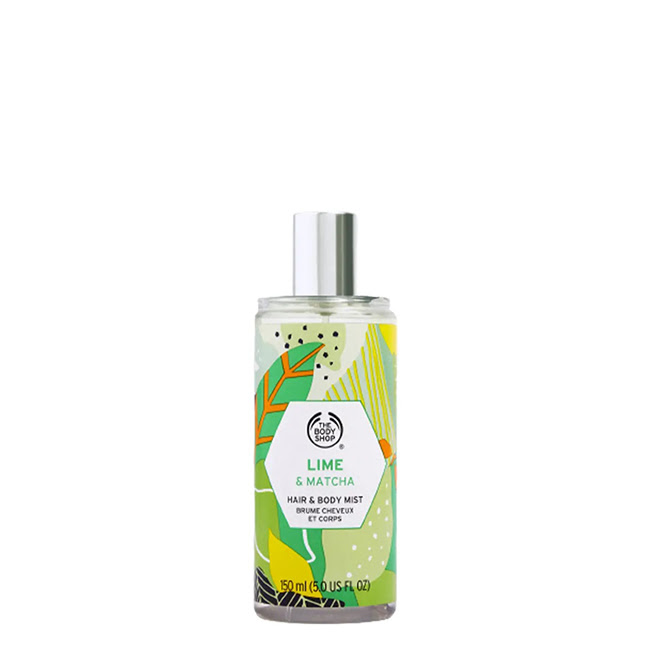 TheBodyShopLime&MatchaHairandBodyMist150ml The Body Shop Lime & Matcha Hair and Body Mist 150ml