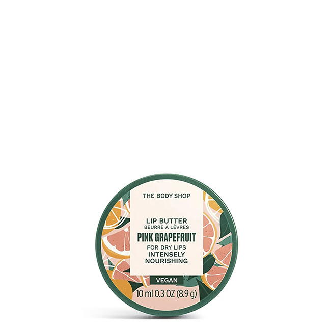 TheBodyShopPinkGrapefruitLipButter10ml The Body Shop Pink Grapefruit Lip Butter Bálsamo de Lábios 10ml - Image 1