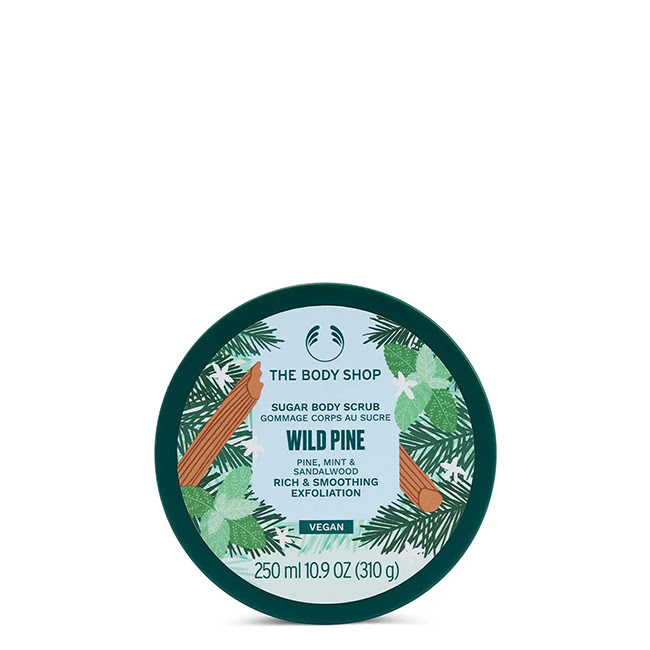 TheBodyShopWildPineSugarBodyScrub250ml The Body Shop Wild Pine Sugar Body Scrub 250ml