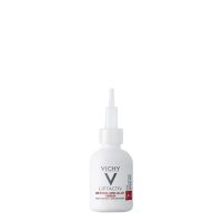 Bottle  of  Vichy  LiftActiv  Retinol  Specialist  Serum  by  Vichy,  a  milky  serum  indicated  for  reducing  deep  lines  and  wrinkles.