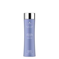Bottle  of  Alterna  Caviar  Anti-Aging  Restructuring  Bond  Repair  Shampoo  by  Alterna,  a  shampoo  indicated  for  repairing  and  sealing  split  ends.