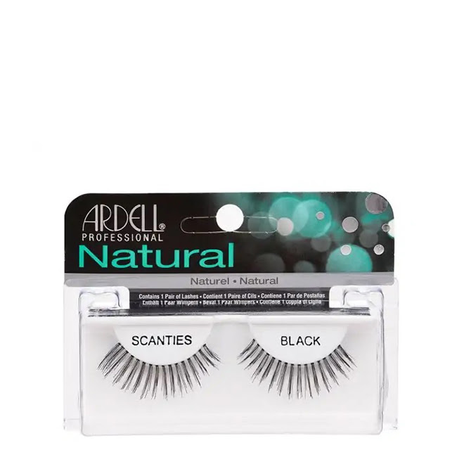 ArdellNaturalScantiesBlackLashes1pair Ardell Natural Scanties Black Lashes Pestañas Falsas 1 par - Image 1