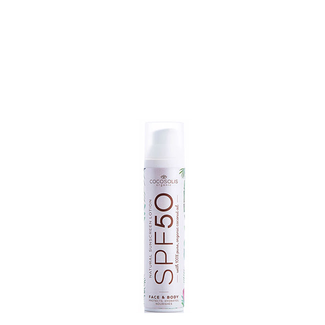 CocosolisNaturalSunscreenLotionSPF50100ml Cocosolis Natural Sunscreen Lotion SPF50 Loção Solar 100ml - Image 1