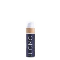 Bottle  of  Cocosolis  Uomo  Sun  Tan  &  Body  Oil  by  Cocosolis,  an  organic  oil  indicated  for  men  to  achieve  a  deep  and  long  lasting  tan.