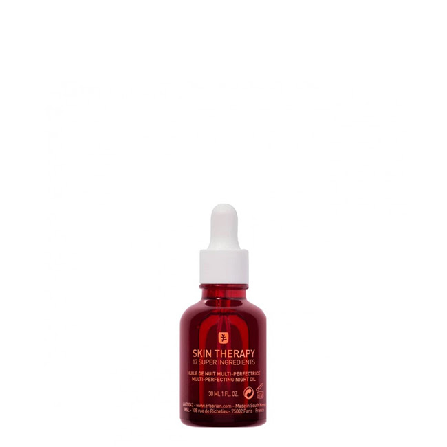 ErborianSkinTherapyMulti-PerfectingNightOil30ml Bottle of Erborian Skin Therapy Multi-Perfecting Night Oil by Erborian, a night oil indicated for hydrating and plumping skin.