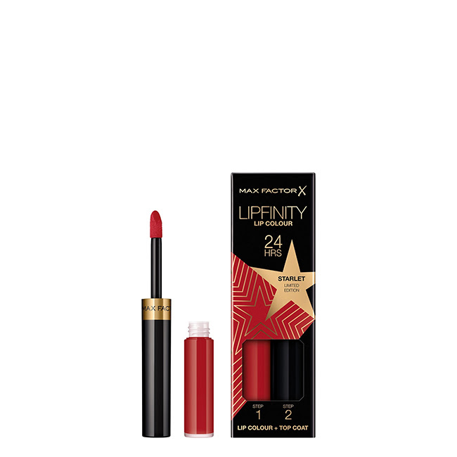MaxFactorLipfinityRisingStarsLiquidLipstickColor88Starlet23ml Max Factor Lipfinity Rising Stars Batom Líquido Cor 88 Starlet 2,3ml - Image 1
