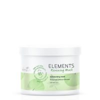 Jar  of  Wella  Elements  Renewing  Mask  by  Wella,  a  hair  mask  indicated  for  intense  hydration  and  adding  softness  and  shine.