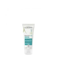 Tube  of  A-Derma  Biology  AC  Global  Mattifying  Cream  by  A-Derma,  a  cream  indicated  for  matifying  and  treating  acne-prone  skin.