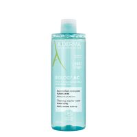 Bottle  of  A-Derma  Biology  AC  Purifying  Micellar  Water  by  A-Derma,  a  micellar  water  indicated  for  removing  makeup  and  impurities.