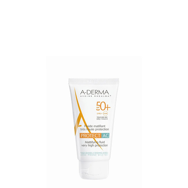 A-DermaProtectACSPF50+MattifyingFluid40ml A-Derma Protect AC SPF50+ Mattifying Fluid 40ml