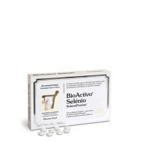 Box  of  BioActive  Selenium  by  BioActive,  a  tablet  supplement  indicated  for  the  functioning  of  the  immune  system  and  thyroid.