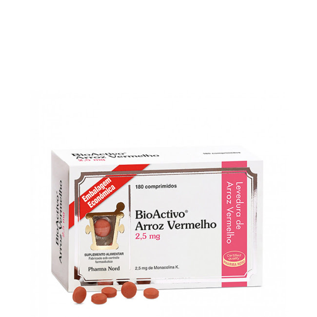 BioActivoRedYeastRiceTabletsx180 Box of BioActive Red Yeast Rice by BioActive, a tablet supplement indicated for the maintenance of normal blood cholesterol levels.