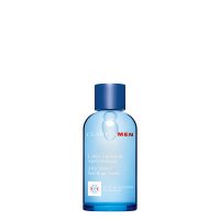 Bottle  of  Clarins  Men  After  Shave  Soothing  Toner  by  Clarins,  a  cooling  lotion  indicated  for  soothing  skin  after  shaving.