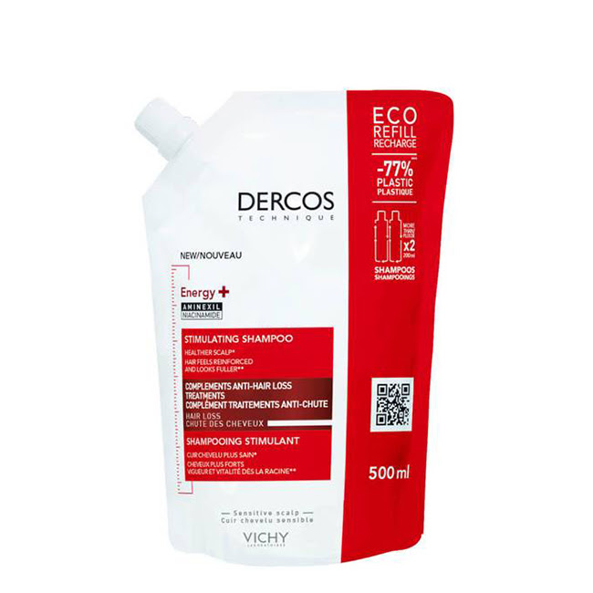 DercosEnergy+StimulatingShampooRefill500ml Dercos Energy+ Stimulating Shampoo Refill 500ml