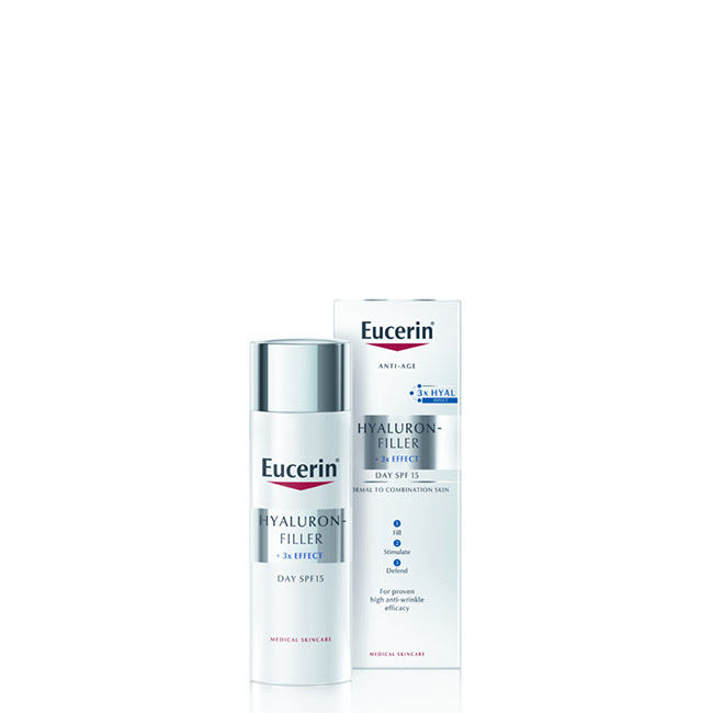 EucerinHyaluron-Fillerx3EffectSPF15DayCreamNormaltoCombinationSkin50ml Eucerin Hyaluron-Filler x3 Effect SPF15 Crema de Día Piel Normal a Mixta 50ml - Image 1