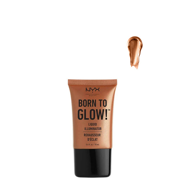 NYXBornToGlowLiquidIlluminatorColorSunGoddess18ml NYX Born To Glow Iluminador Líquido Color Sun Goddess 18ml - Image 1