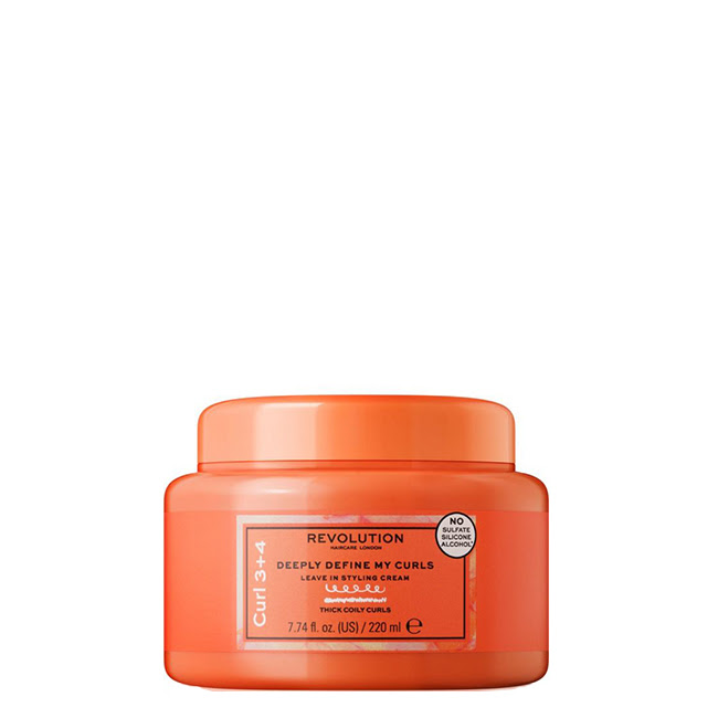 RevolutionDeeplyDefineMyCurls3+4Leave-InStylingCream220ml Revolution Deeply Define My Curls 3 + 4 Leave-In Styling Cream 220ml