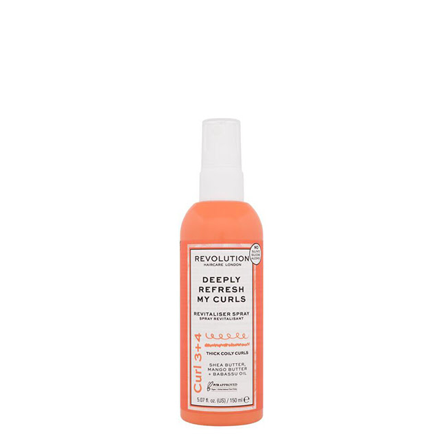 RevolutionDeeplyRefreshMyCurls34RevitaliserSpray150ml レボリューション ディープリーリフレッシュマイカール3+4 リバイタライザースプレー 150ml - 画像 (1)