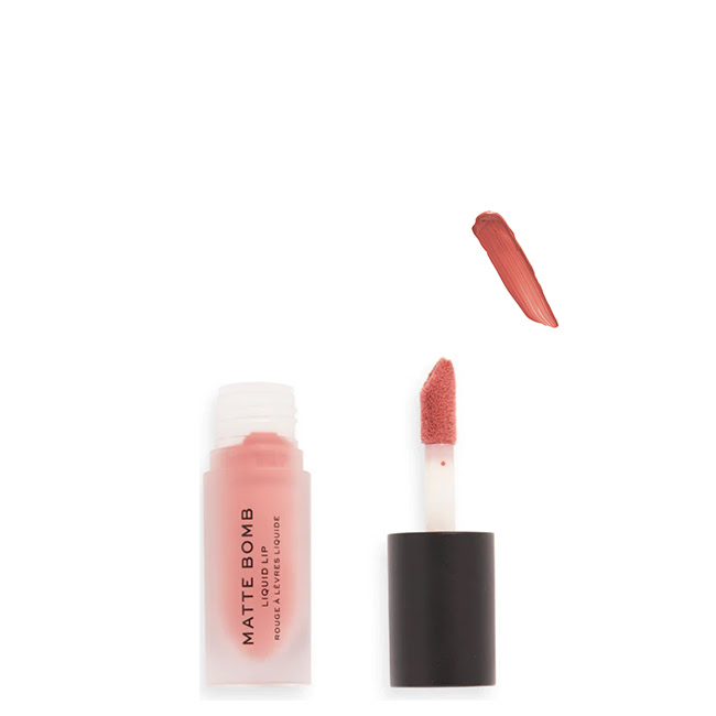 RevolutionMatteBombLiquidLipstickColorFancyPink460ml Revolution Pro Matte Bomb Liquid Lipstick Color Fancy Pink - 画像 (1)