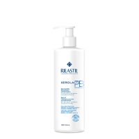Bottle  of  Rilastil  Xerolact  Lipid-Replenishing  Balm  by  Rilastil,  a  rich  balm  indicated  for  moisturizing  and  repairing  dry  skin.