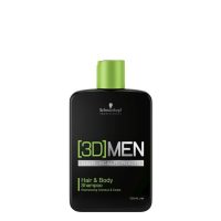 Schwarzkopf 3D Men Hair & Body Shampoo 2 in 1 250ml