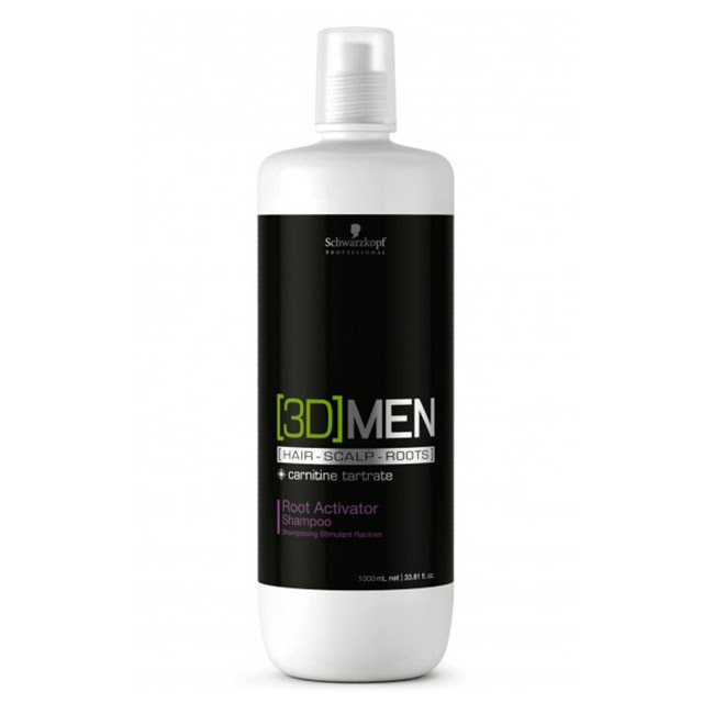 Schwarzkopf3DMenRootActivatorShampoo1000ml Schwarzkopf 3D Men Root Activator Shampoo 1000ml