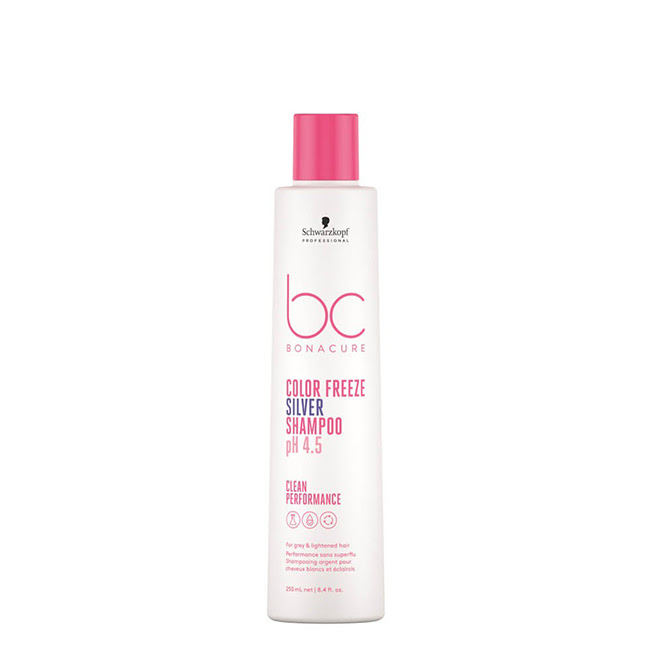 SchwarzkopfBCColorFreezeSilverShampoo250ml Schwarzkopf BC Color Freeze Silver Shampoo Cabelo Loiro 250ml - Image 1