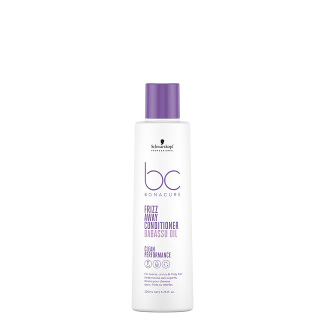 SchwarzkopfBCFrizzAwayConditioner200ml Bottle of Schwarzkopf BC Frizz Away Conditioner by Schwarzkopf, a conditioner indicated for detangling and reducing frizz.