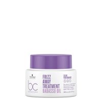 Jar  of  Schwarzkopf  BC  Frizz  Away  Treatment  by  Schwarzkopf,  a  mask  indicated  for  nourishing  and  reducing  frizzy  hair.