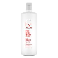 Bottle  of  Schwarzkopf  BC  Repair  Rescue  Shampoo  by  Schwarzkopf,  a  shampoo  indicated  for  hydrating  and  restoring  damaged  hair.