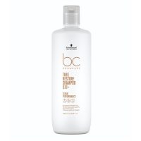 Bottle  of  Schwarzkopf  BC  Time  Restore  Shampoo  by  Schwarzkopf,  a  shampoo  indicated  for  repairing  signs  of  aging  in  hair.