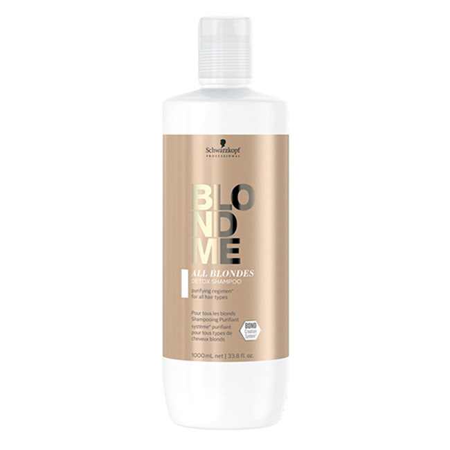 SchwarzkopfBlondemeAllBlondesDetoxShampoo1000ml Schwarzkopf Blondeme All Blondes Detox Shampoo 1000ml - Image 1
