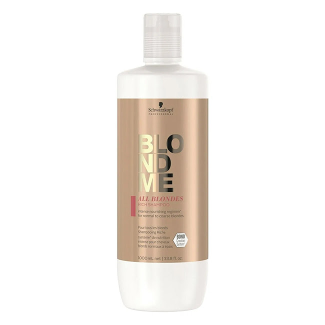 SchwarzkopfBlondemeAllBlondesRichShampoo1000ml Schwarzkopf Blondeme All Blondes Rich Shampoo Rico 1000ml - Image 1