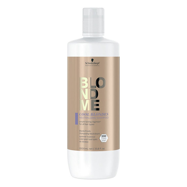 SchwarzkopfBlondemeCoolBlondesNeutralizingShampoo1000ml シュワルツコフ ブロンデム クールブロンド ニュートラライジングシャンプー 1000ml - 画像 (1)