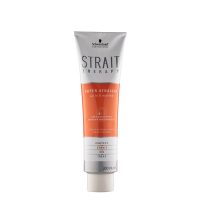 Tube  of  Schwarzkopf  Strait  Therapy  Straightening  Cream  0  by  Schwarzkopf,  a  cream  indicated  for  straightening  curly  hair.