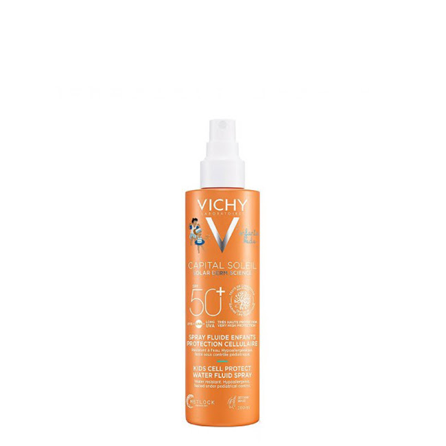 VichyCapitalSoleilKidsCellProtectSPF50Spray200ml Vichy Capital Soleil Kids Cell Protect SPF50+ Spray Solar 200ml - Image 1