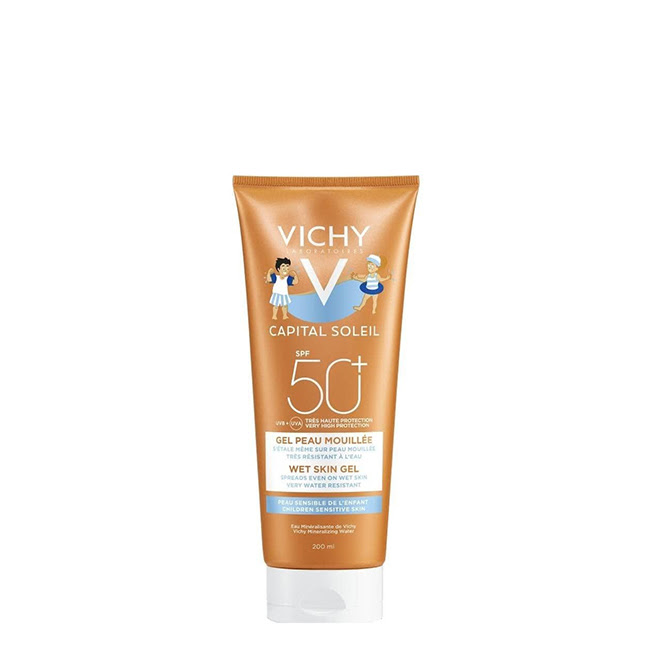 VichyCapitalSoleilKidsWetSkinSPF50Gel200ml Vichy Capital Soleil Kids Wet Skin SPF50+ Gel Solar 200ml - Image 1
